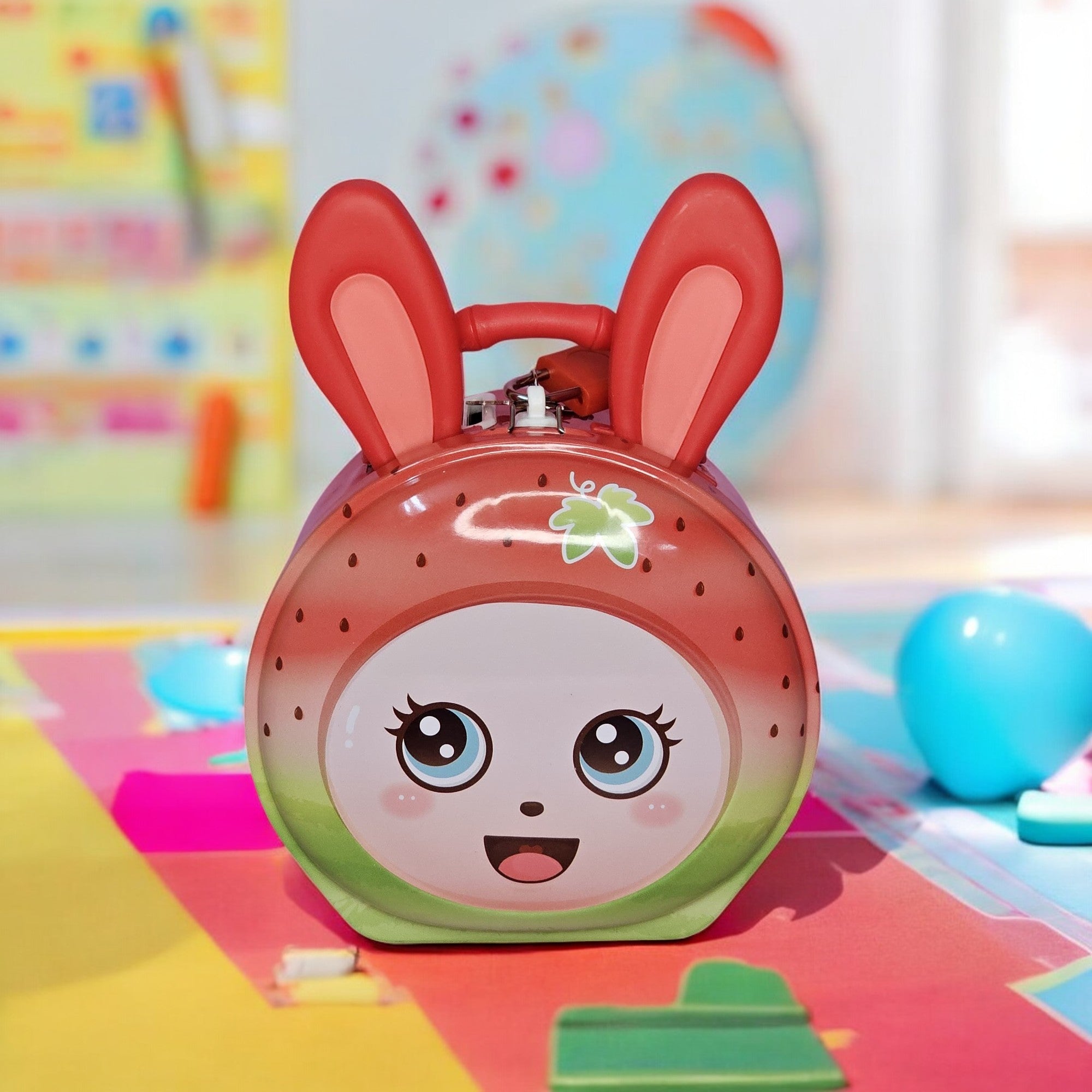Adorable Bunny-Shaped Metal Money Box with Lock & Key – Fun & Secure Piggy Bank for Kids to Save Money | Perfect Return Gift for Birthdays, Parties & Special Occasions | Durable & Cute Design for Children’s Room Décor | Available at www.usmile.toys